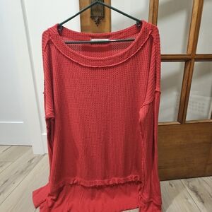 Red Knit Sweater